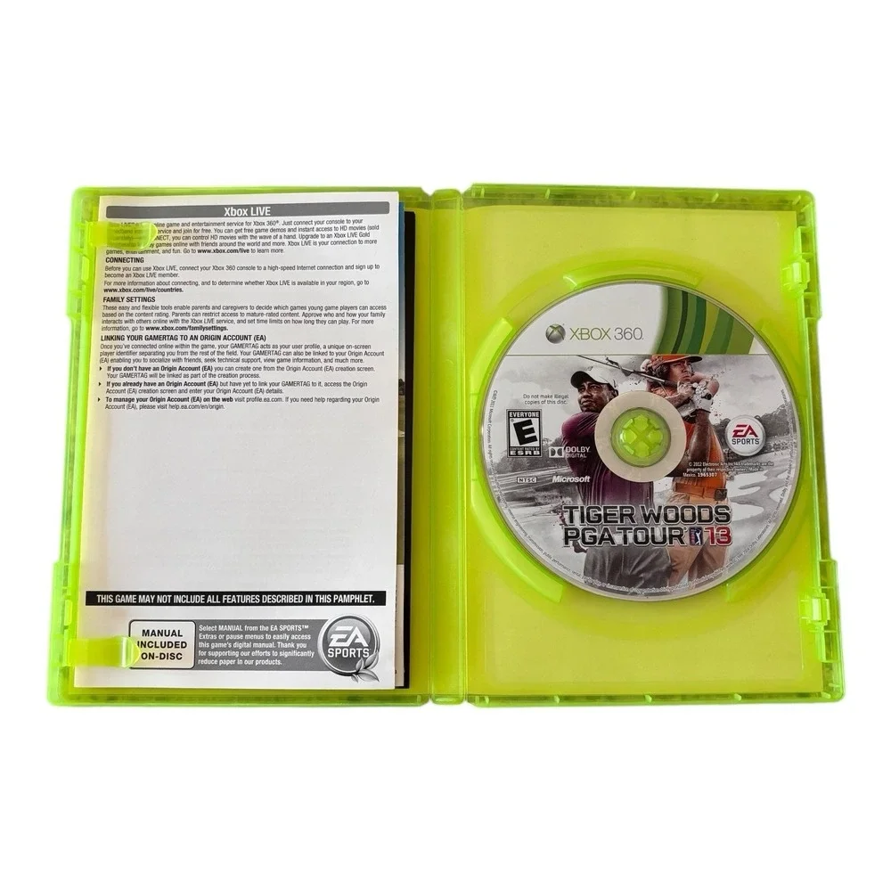 Tiger Woods PGA Tour 13 Includes the Masters XBOX 360 Video Game‎